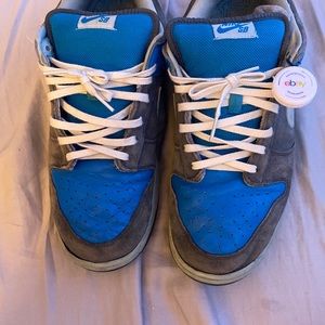 Aqua chalk Nike sb dunk low.